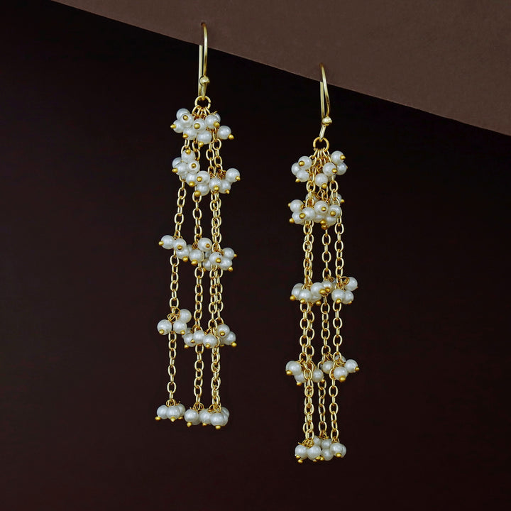 Jessie Tetra Chainy Cluster Pearl Drop