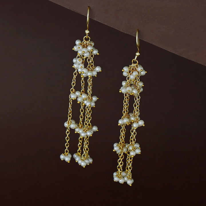 Jessie Tetra Chainy Cluster Pearl Drop