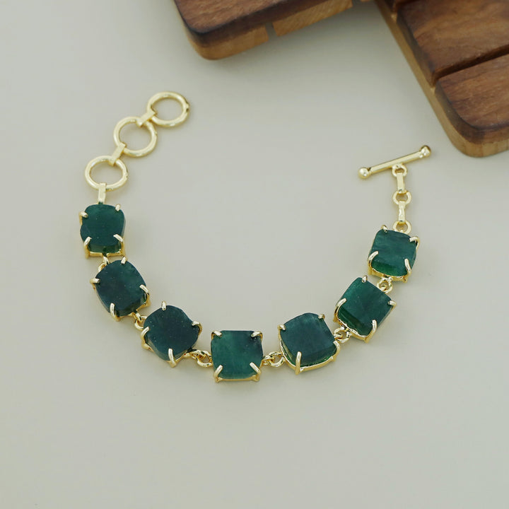 Thakshvi Raw Stone Bracelet