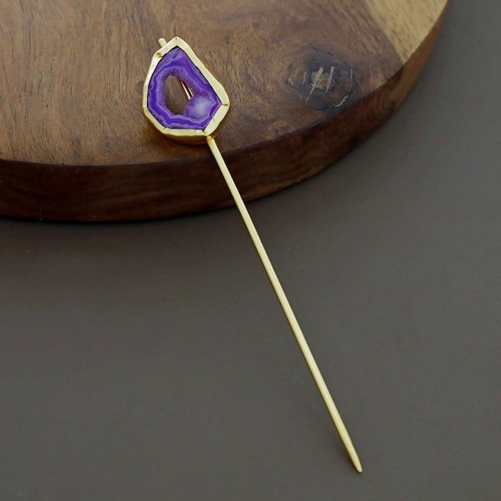 Agate Stone Hair Pin