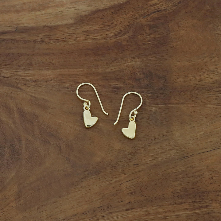 Amima Golden Heart Neckpiece With Drop