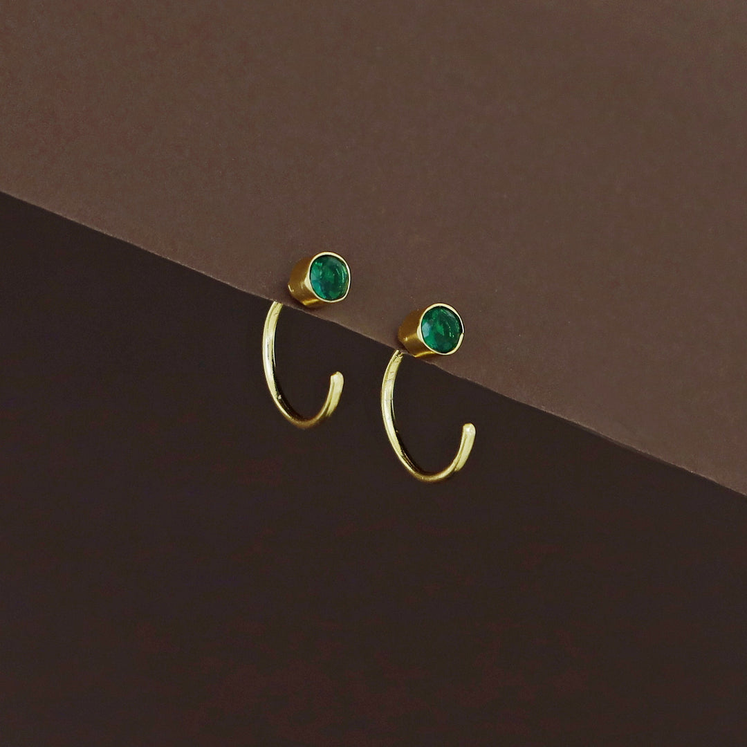 Lizelle Half Hoop Glossy Earring