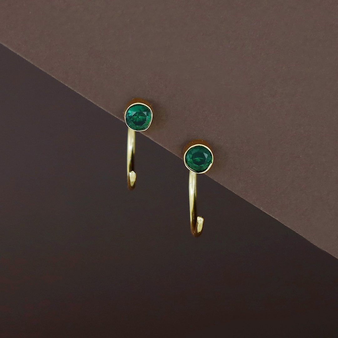 Lizelle Half Hoop Glossy Earring