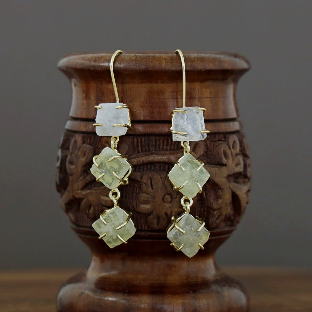 Minerva Raw Stone Ear Drops (Premium)