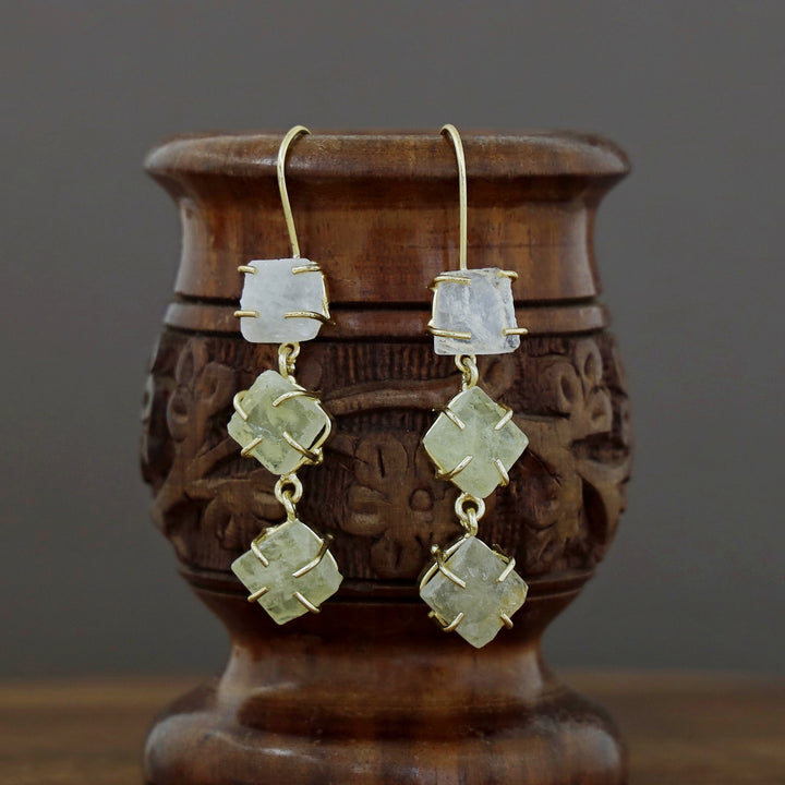 Minerva Raw Stone Ear Drops (Premium)