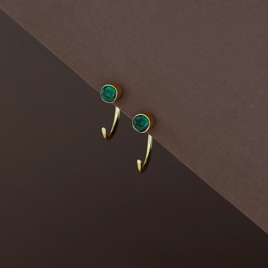 Lizelle Half Hoop Glossy Earring
