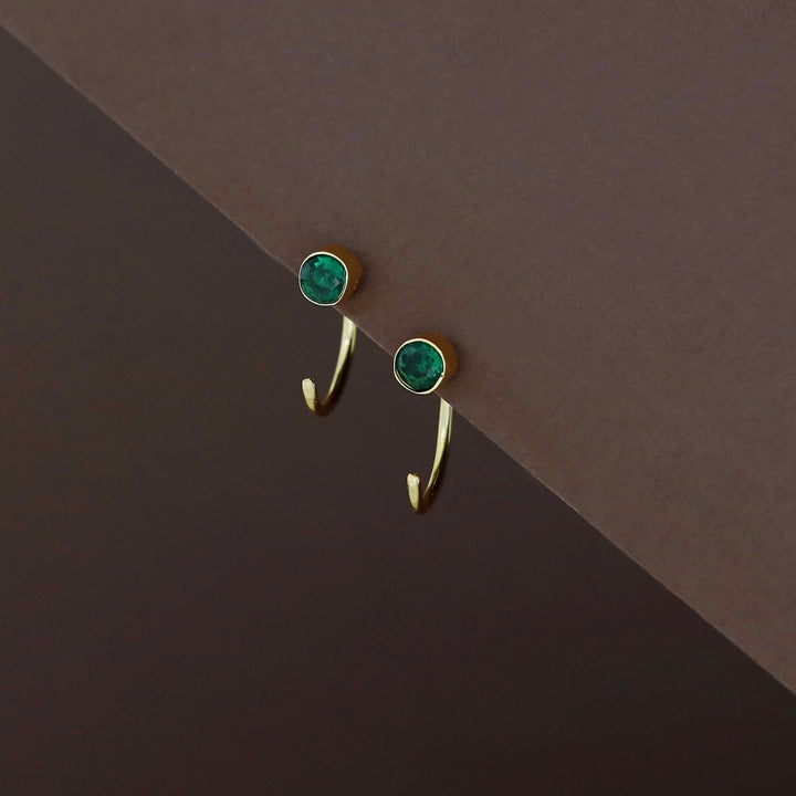 Lizelle Half Hoop Glossy Earring