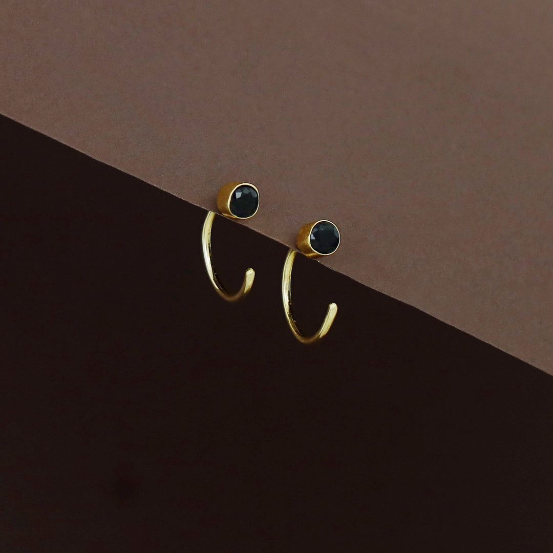 Lizelle Half Hoop Glossy Earring