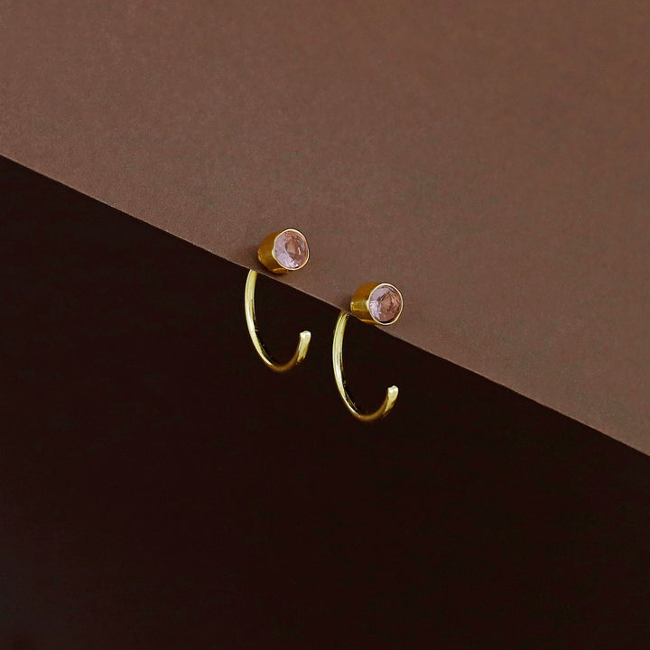 Lizelle Half Hoop Glossy Earring