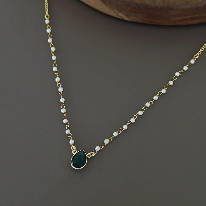 Nasmiya Rain Drop Short Neckpiece