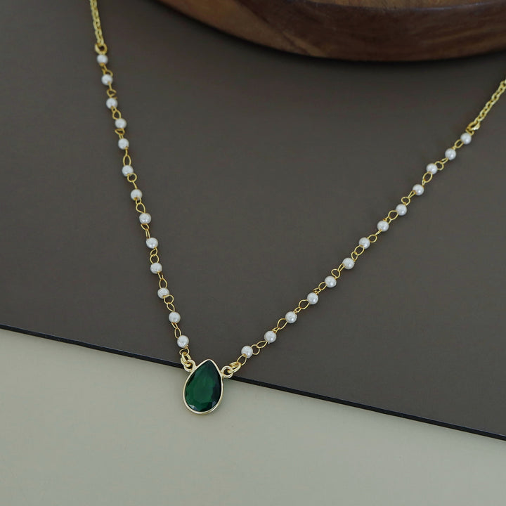 Nasmiya Rain Drop Short Neckpiece