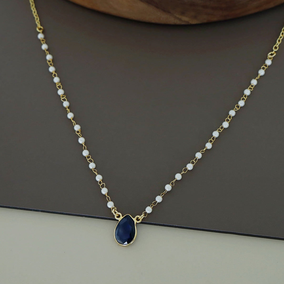 Nasmiya Rain Drop Short Neckpiece