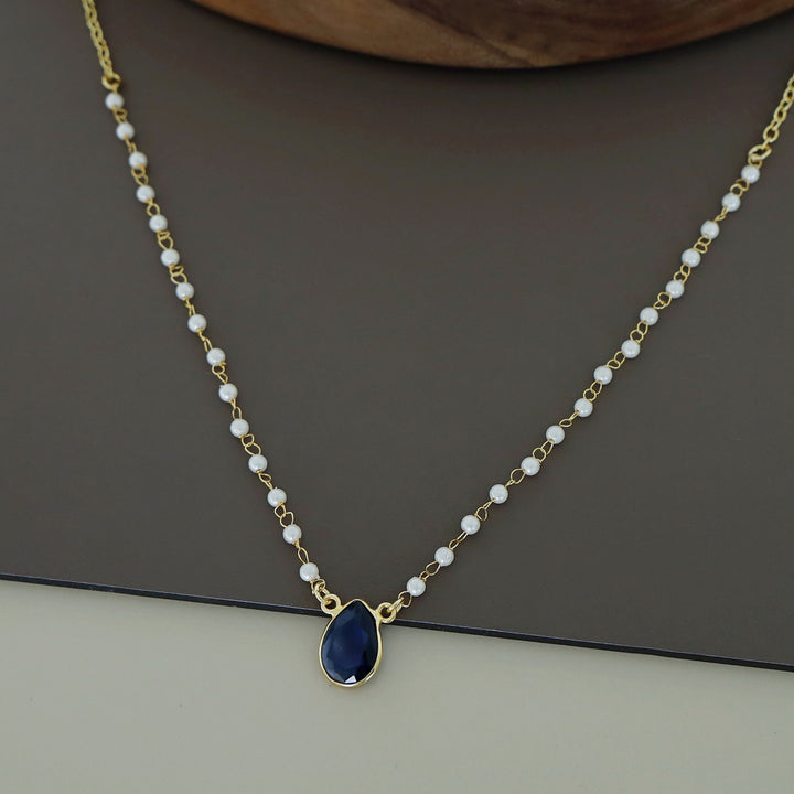 Nasmiya Rain Drop Short Neckpiece