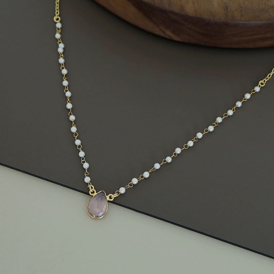 Nasmiya Rain Drop Short Neckpiece