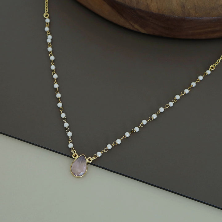 Nasmiya Rain Drop Short Neckpiece