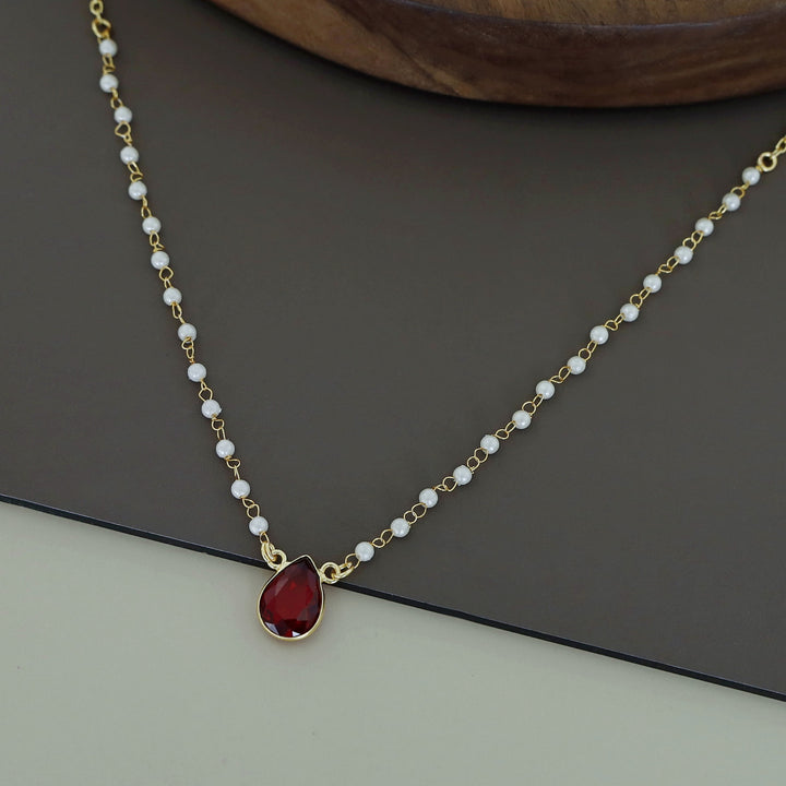 Nasmiya Rain Drop Short Neckpiece