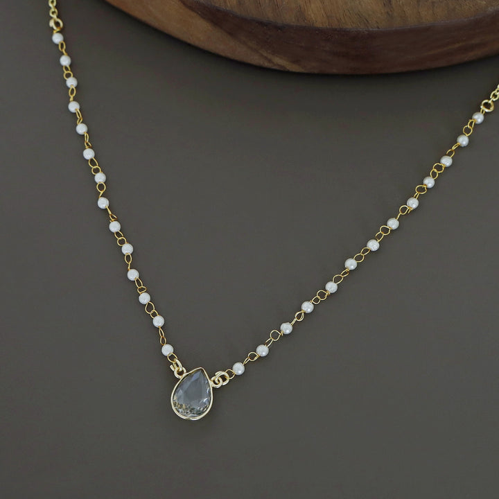 Nasmiya Rain Drop Short Neckpiece