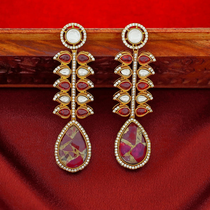 Diffna Kundan AD Stone Earring