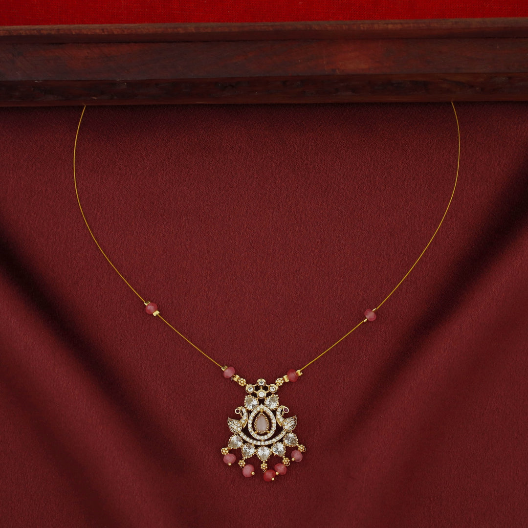 Aaniya AD Stone Beaded String Neckpiece