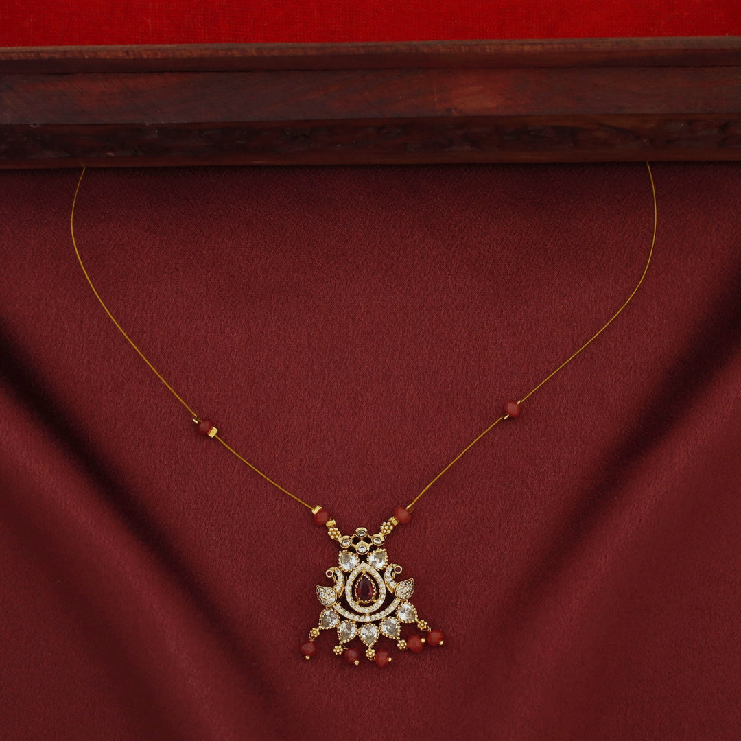 Aaniya AD Stone Beaded String Neckpiece