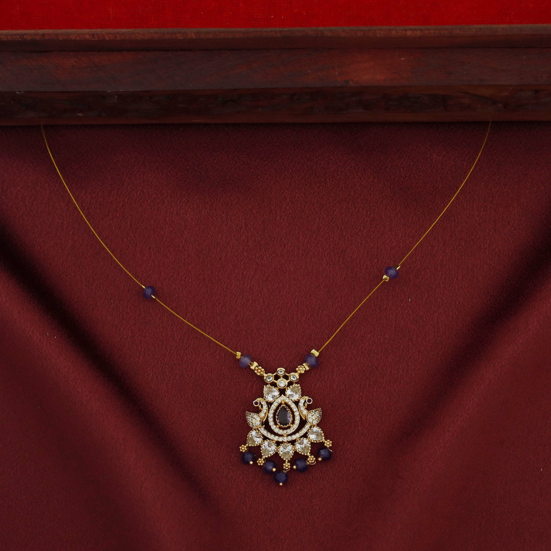 Aaniya AD Stone Beaded String Neckpiece