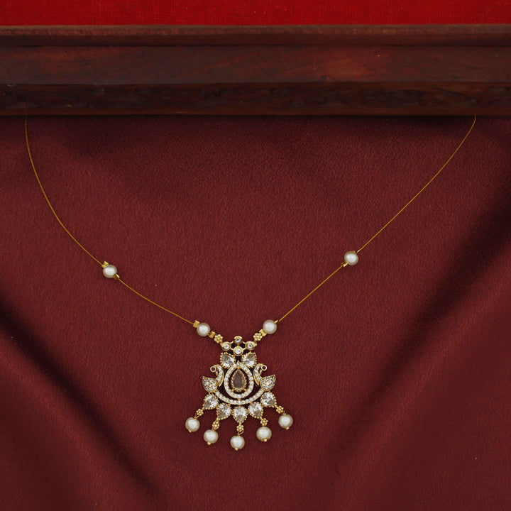 Aaniya AD Stone Beaded String Neckpiece