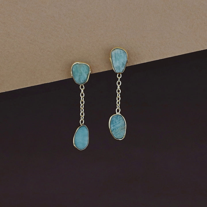 Katelyn Dual Raw Stone Earring
