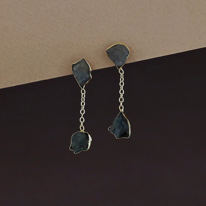 Katelyn Dual Raw Stone Earring