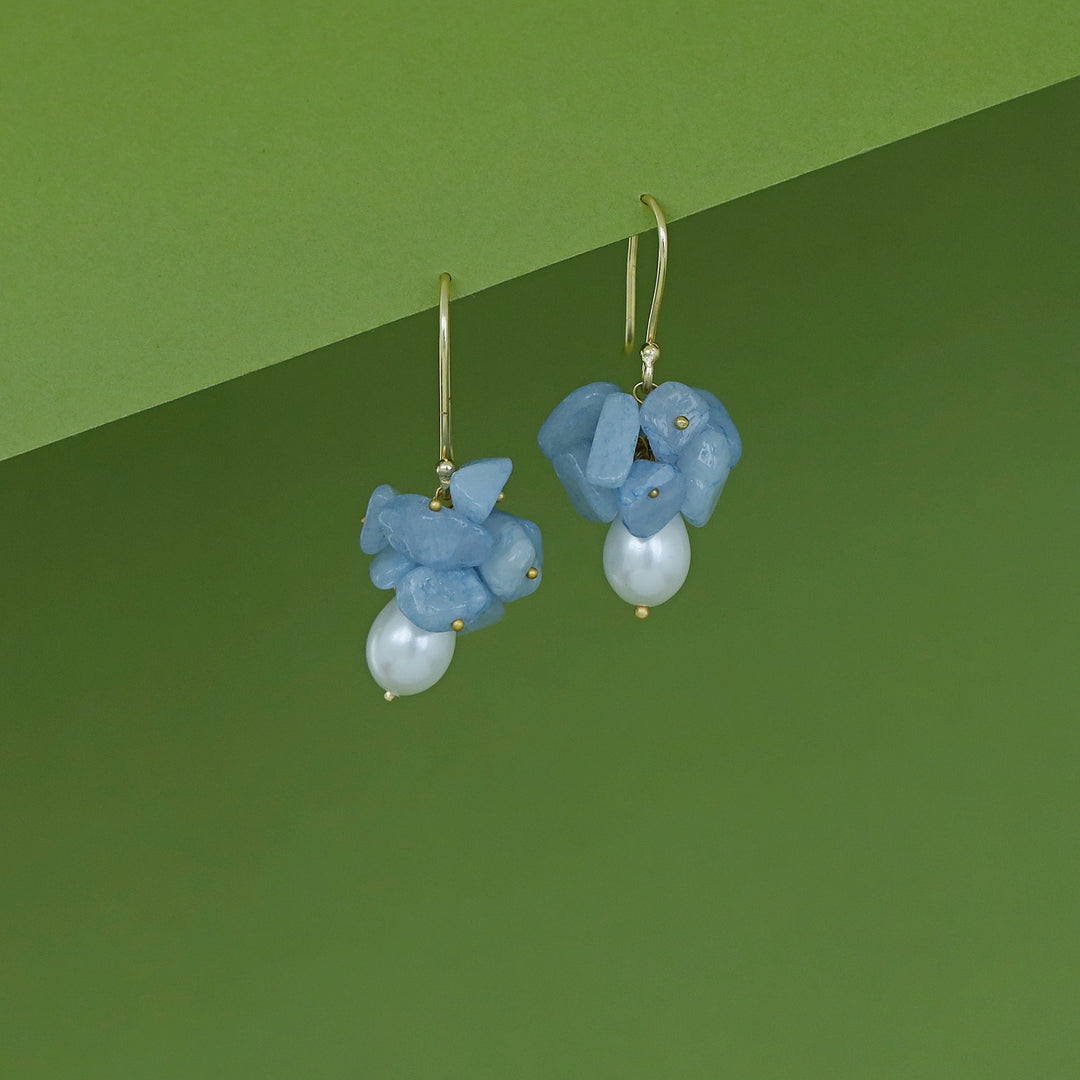 Ahoora Natural Stone Pearl Drop