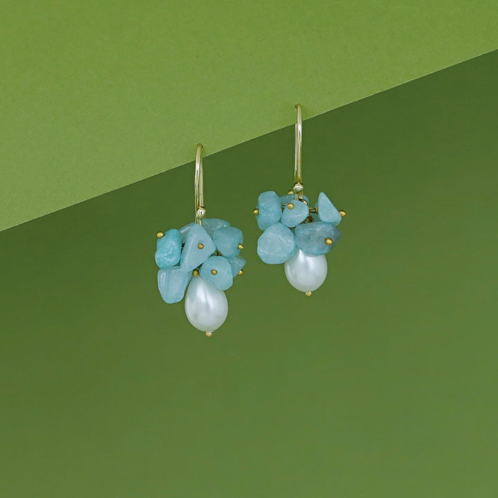 Ahoora Natural Stone Pearl Drop