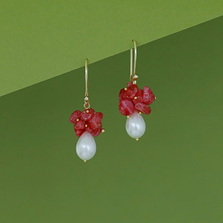 Ahoora Natural Stone Pearl Drop