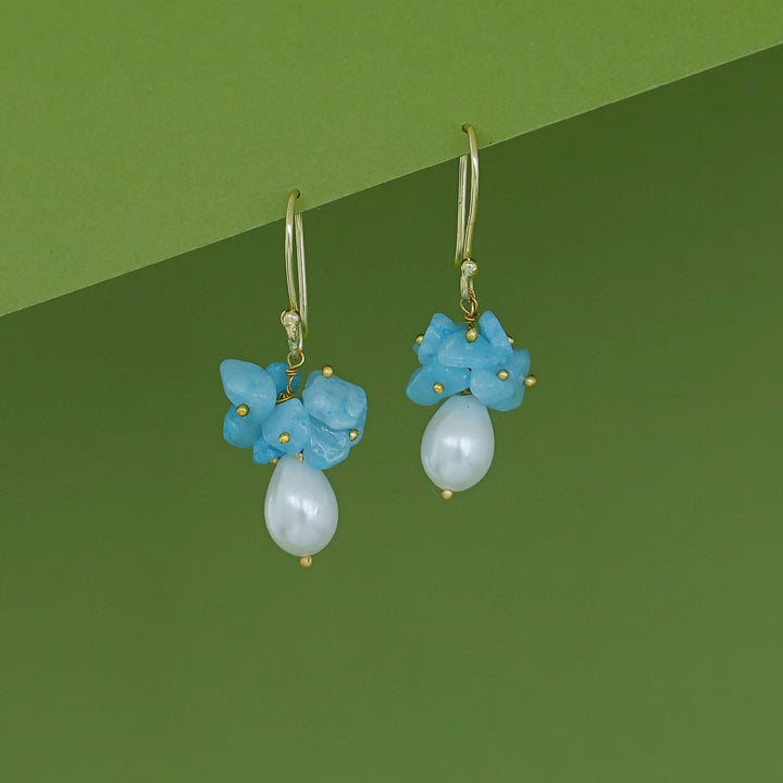 Ahoora Natural Stone Pearl Drop