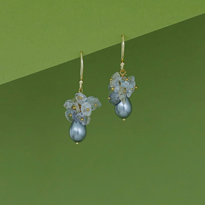 Ahoora Natural Stone Pearl Drop