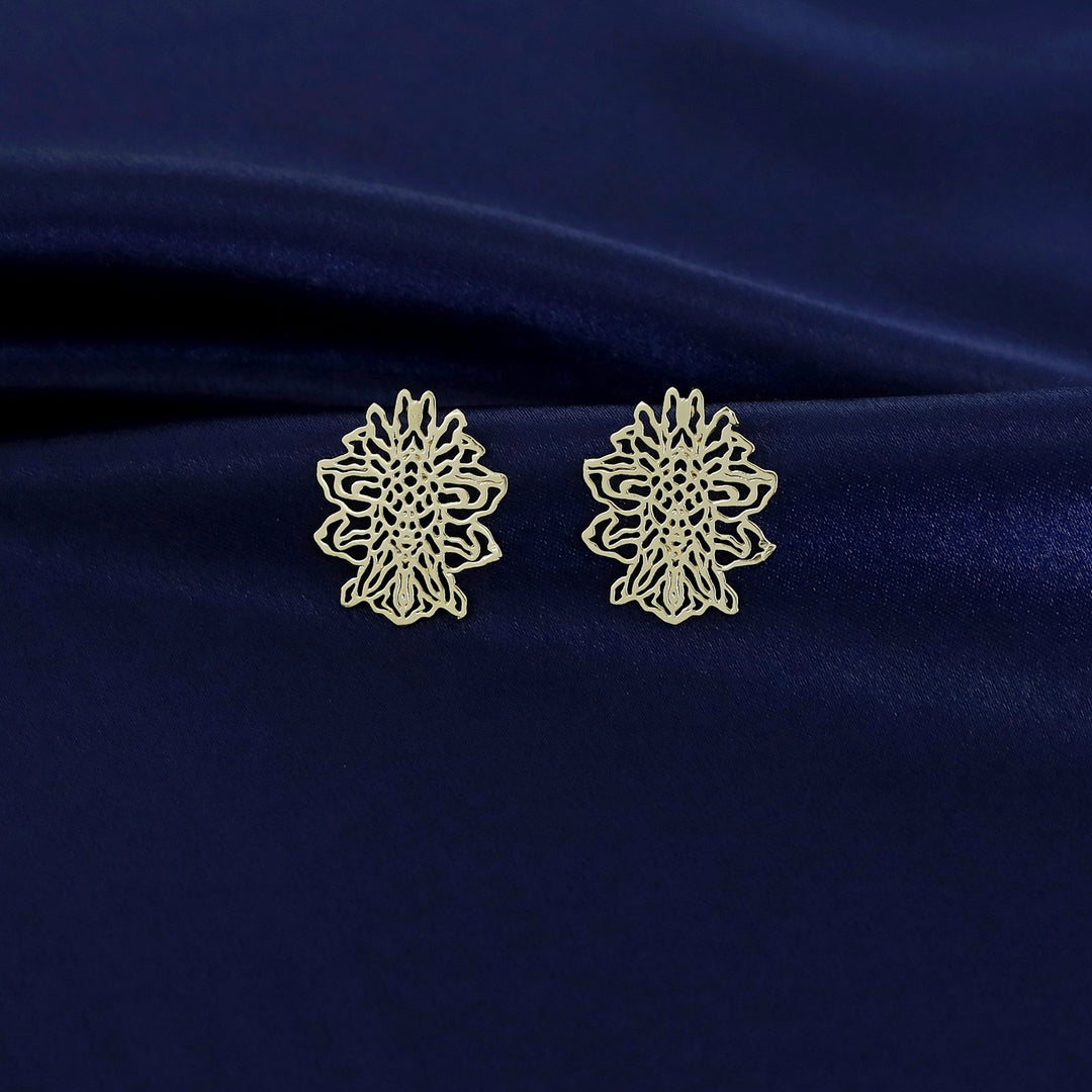 Golden Alga Flora Earring