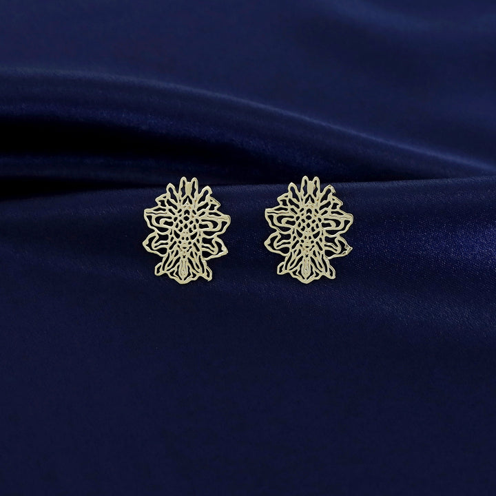 Golden Alga Flora Earring