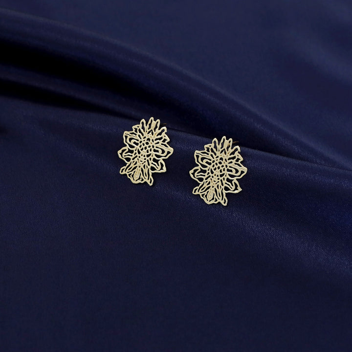 Golden Alga Flora Earring