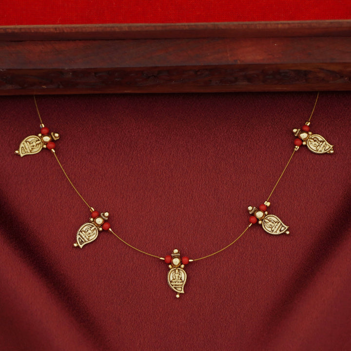 Chandni Devi Mango 5 Kashi String Neckpiece