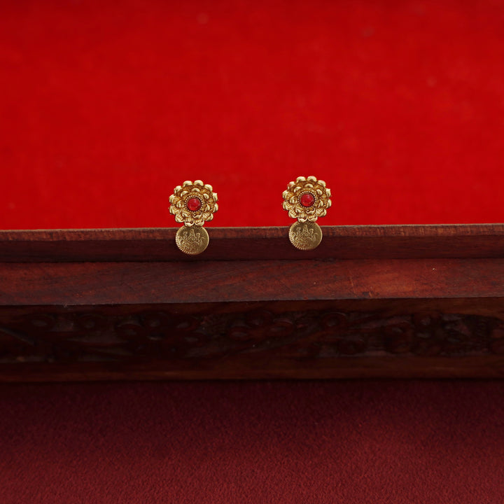 Dhrithika Flower Kashi Short Neckpiece with Earring