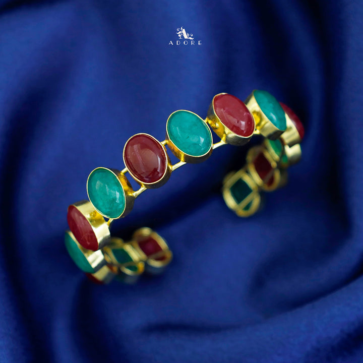 Karen Golden Oval Bangle
