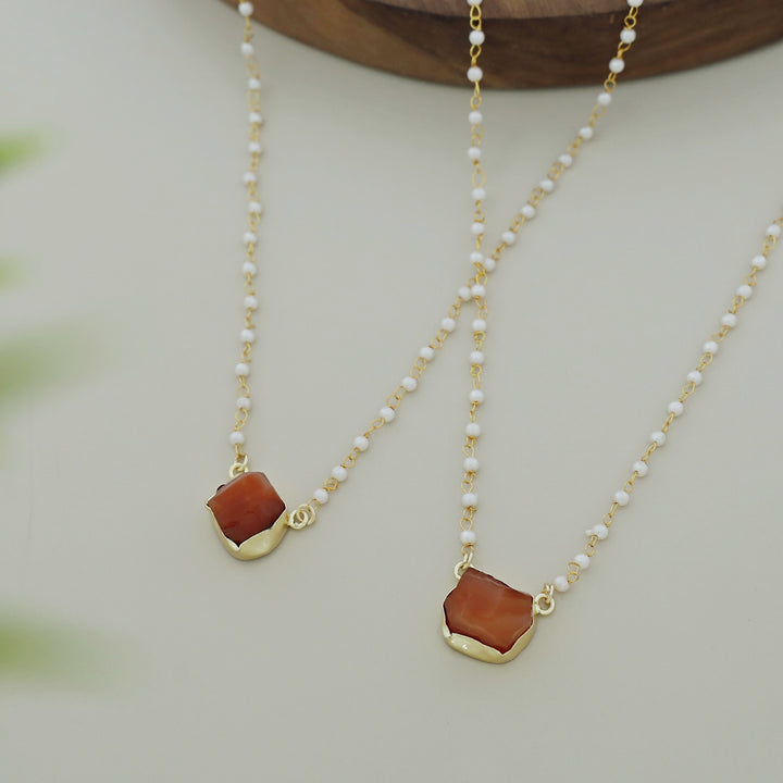 Nasmiya Raw Stone Neckpiece