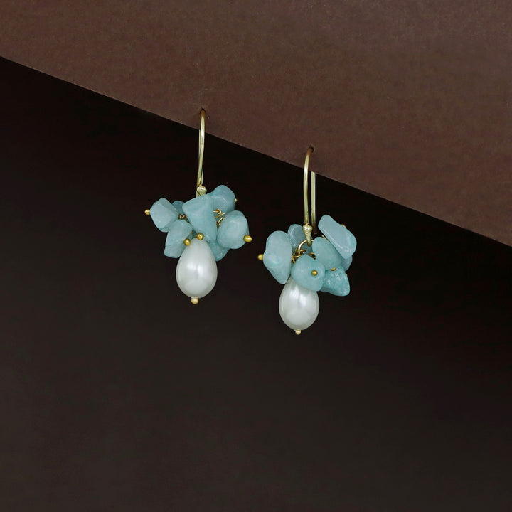 Ahoora Natural Stone Pearl Drop