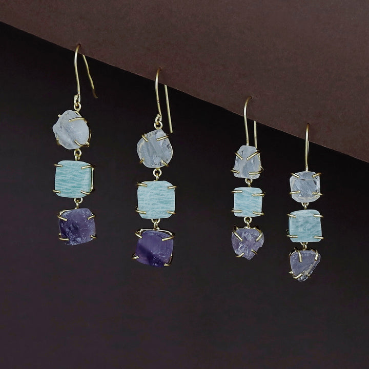 Minerva Raw Stone Ear Drops (Premium)