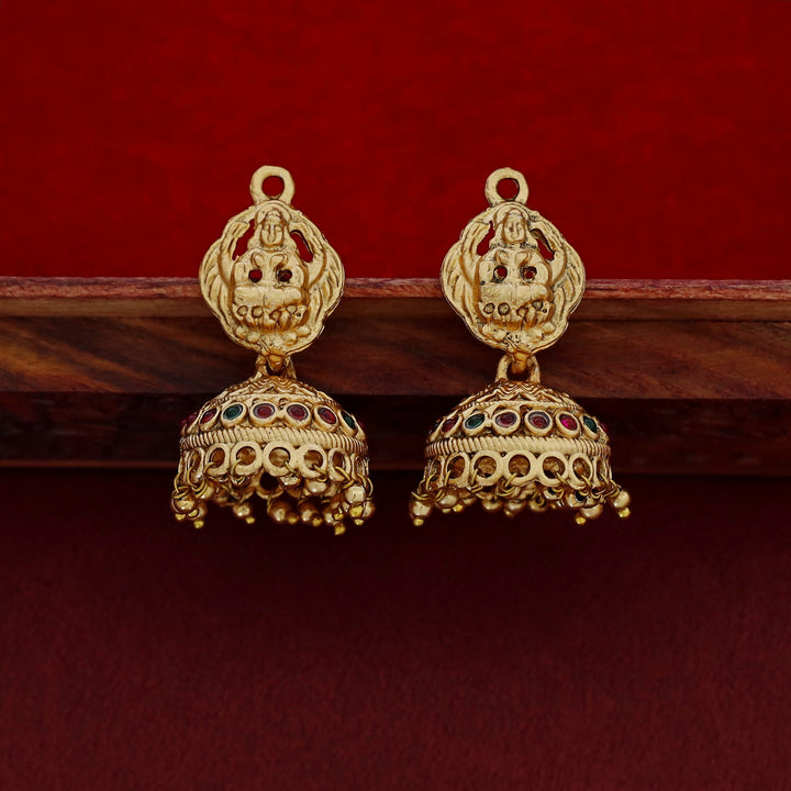 Ashtalakshmi Mayura Bridal Short Neckpiece With Earring