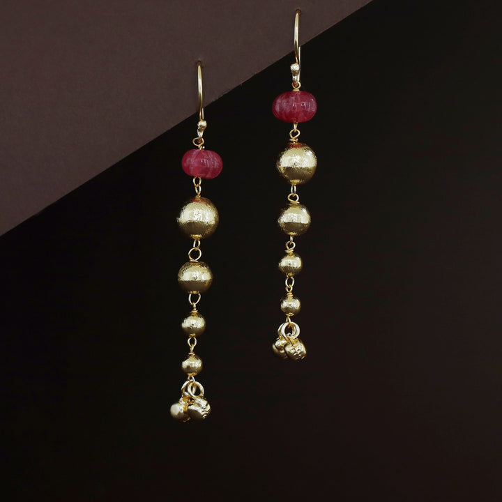 Estee Bead Tetra Golden Ball Ghungroo Drop