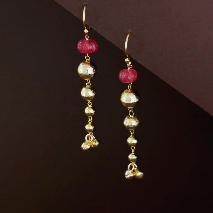 Estee Bead Tetra Golden Ball Ghungroo Drop