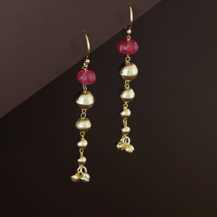 Estee Bead Tetra Golden Ball Ghungroo Drop