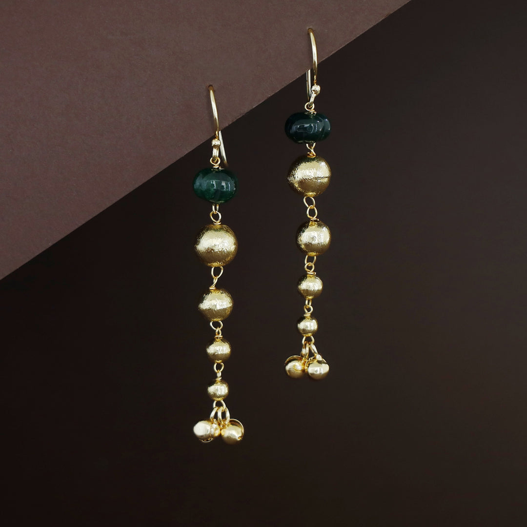 Estee Bead Tetra Golden Ball Ghungroo Drop