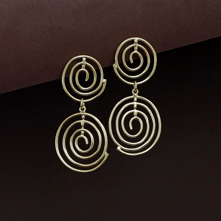 Siyana Dual Spiral Earring