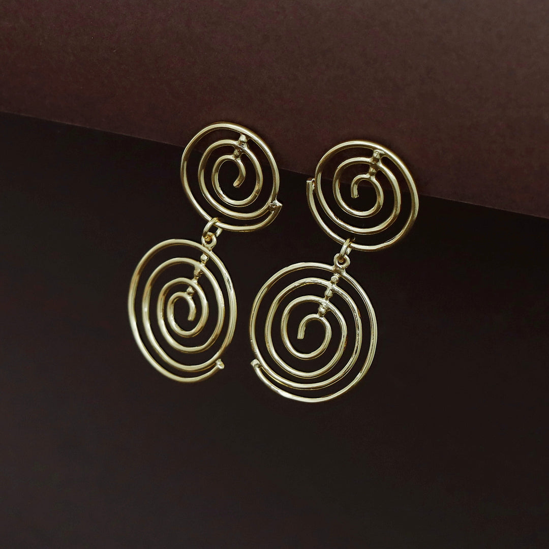 Siyana Dual Spiral Earring