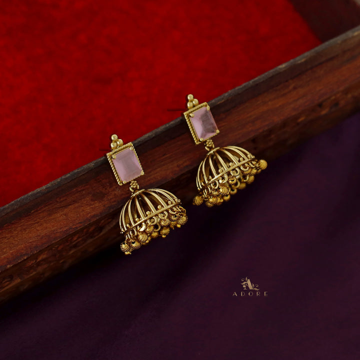 Varenya Gold Ball Jhumka